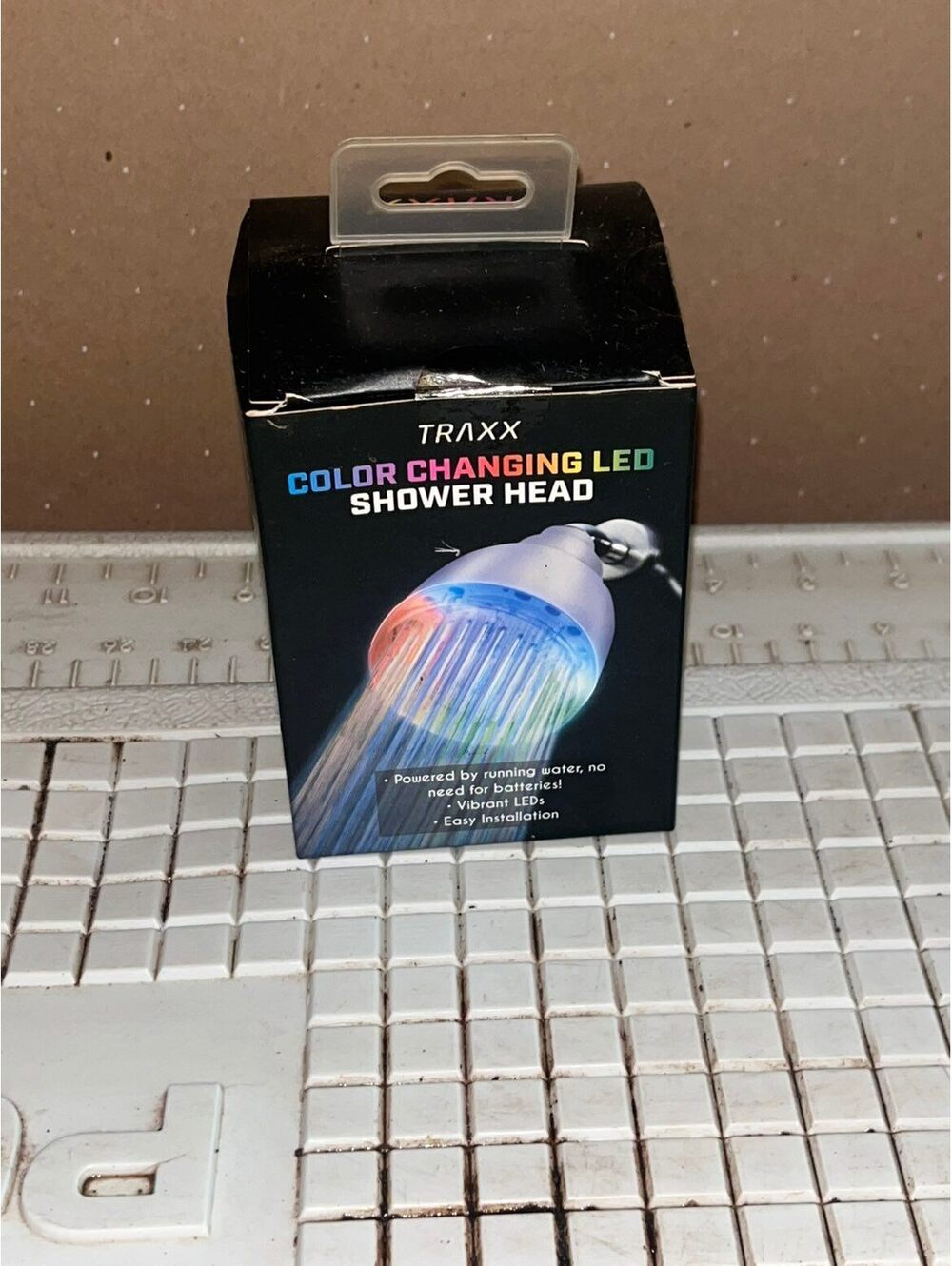 Color Changing LED Shower Head - Hydro Powered Multi-Colored Lights
